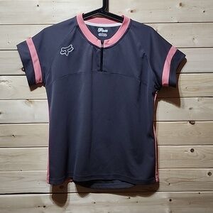 Fox Cycling Short Sleeve Shirt women's Size Large